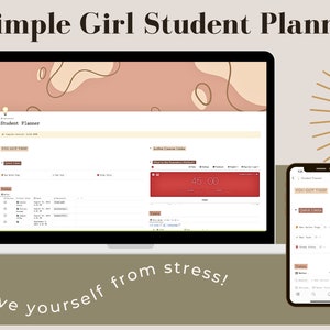 Notion Girl Online Course Planner 2023