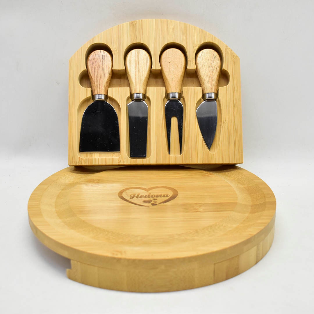 Hedona Charcuterie Board With Cutlery Knife Set Etsy
