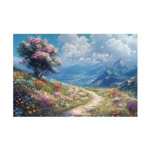 Jigsaw Puzzle Enchanting Landscape, Nature Puzzle Gift for Adults