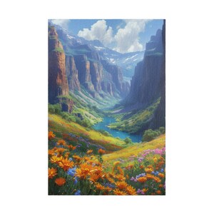 Stunning Canyon Landscape Jigsaw Puzzle - Nature Lover&#39;s Dream | Gift