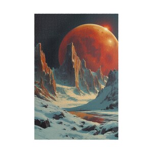 Space Jigsaw Puzzle - Universe Planet Landscape - Gift for Astronomy Puzzle Lovers
