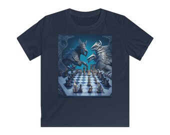 Schaakmeester Theo GSV - Softstyle T-shirt voor kinderen