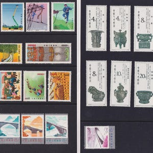 中国の切手　Stamp ALBUM 1974-1976年 China Vintage Stamps - Etsy