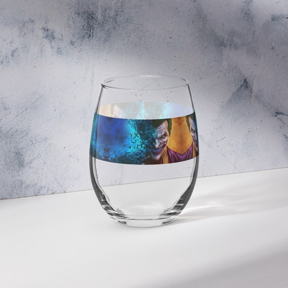 Stemless wine glass