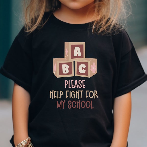 Save our School Shirt, Fight to Keep Schools Open Shirt, OSD4All, School Closures Shirt, Teacher Kid Shirts, Student Shirts, School Support