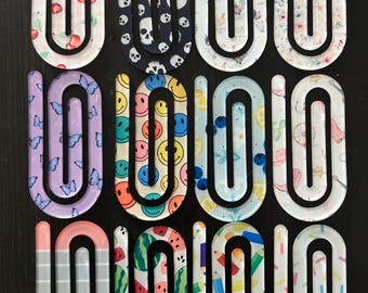 Jumbo Paper Clip, Büroklammer, Lesezeichen, Geschenk für Lehrer, Buch, Bürobedarf, Wertschätzung für Lehrer, Spaß an der Arbeit