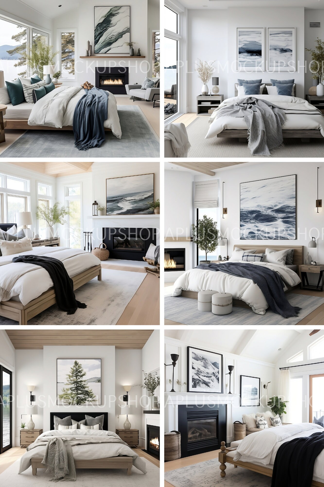 Coastal Master Wall Art Mockup Bundle Set 1 (20),Frame Mock Up, Modern Beach House Mockup, Art Frame Mock Up, Canvas Mockup, Poster Mockup