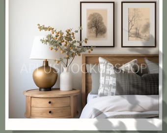 Farmhouse Bedroom Mockup Wall Art Mockup Bundlex19 Frame Mock Up Modern Farmhouse Mockup Art Frame MockUp Canvas Mockup Poster Mockup Artist