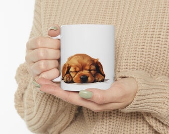 Sleeping Puppy Mug