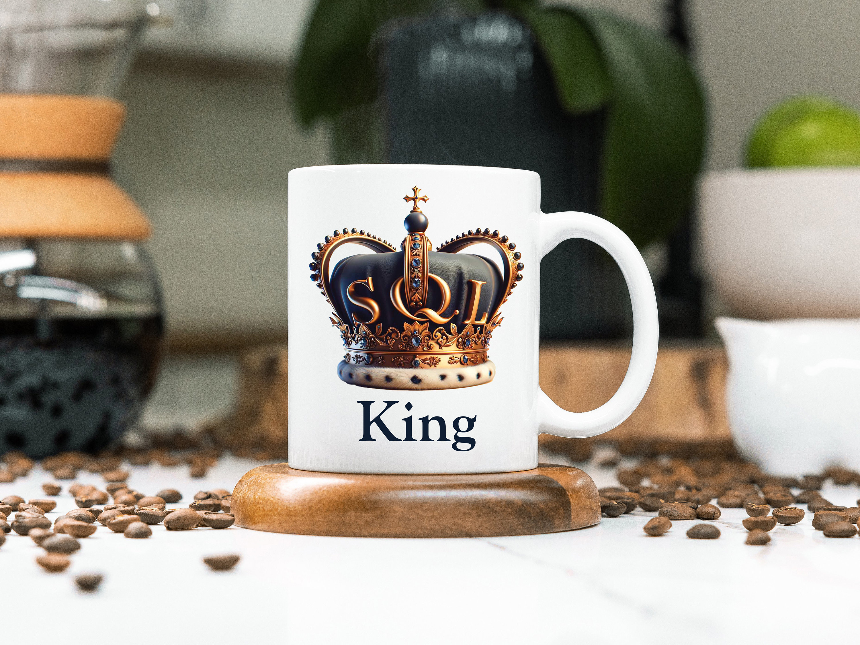 SQL King Mug: Crown Design, Gift for Data Engineers - Etsy