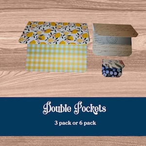 Pochettes pour journaux indésirables - 3 tailles de pochettes doubles à ajouter à vos fournitures