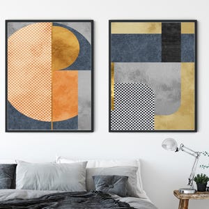 Abstract Gallery Wall Art Prints: Modern Minimalist Decor (Digital Download)