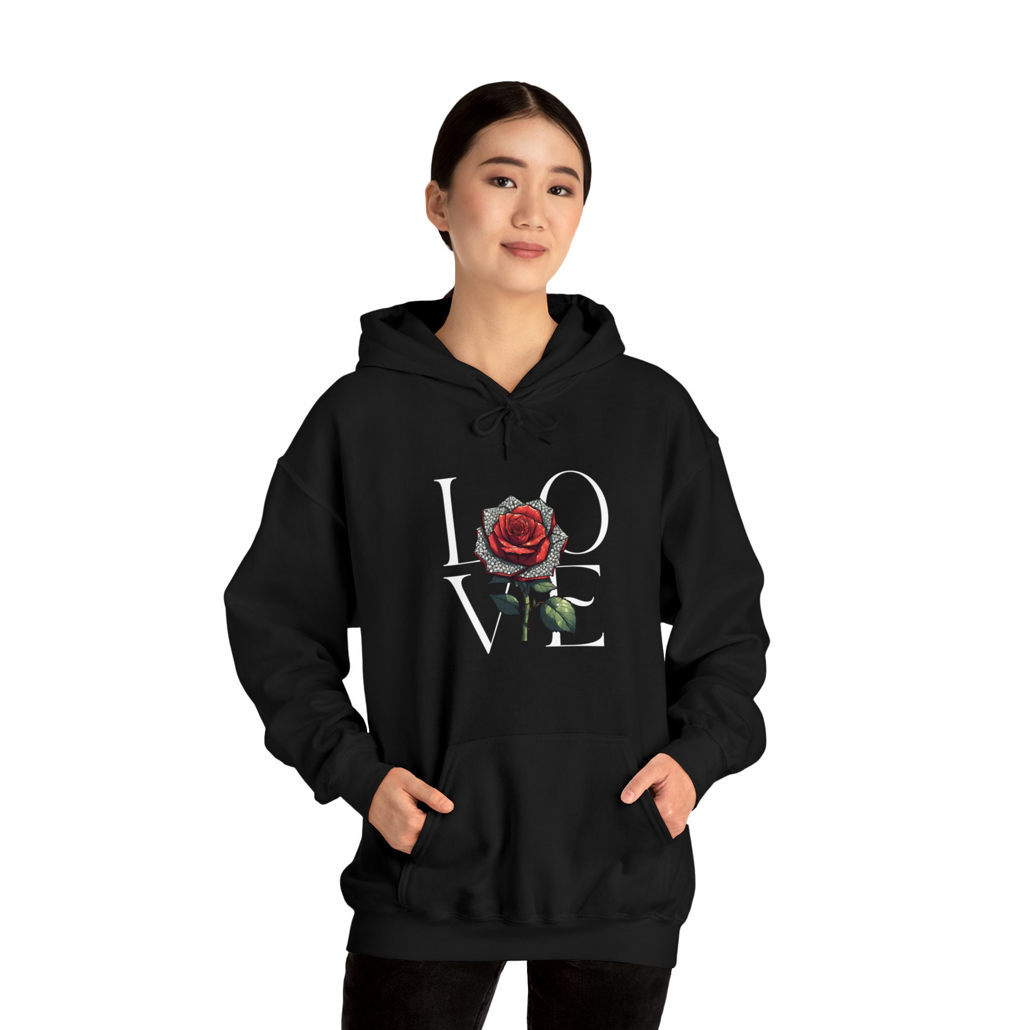 ☆送料・関税込☆ROMANTIC CROWN★RECENT LOGO FLOWER HOODIE★ org.jpg