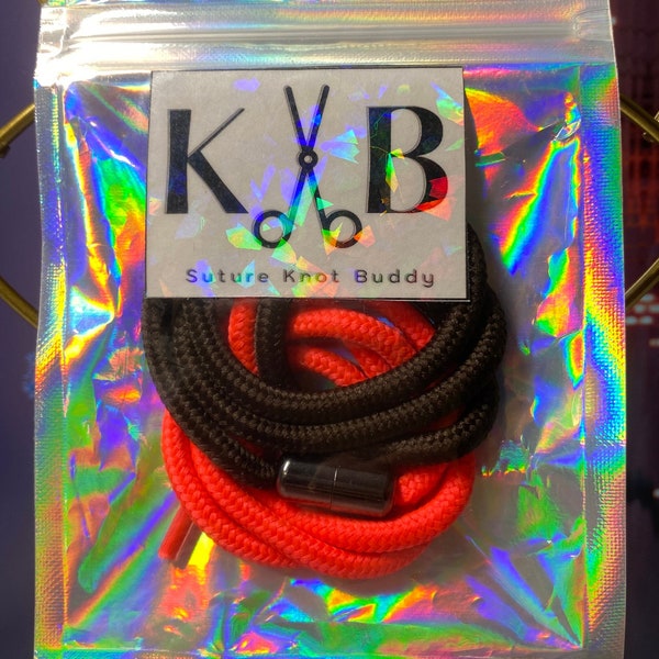 Suture Knot Buddy - Red/Black