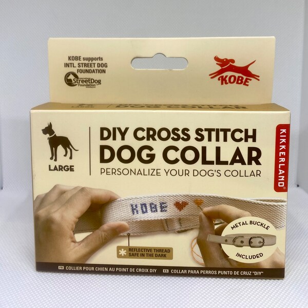 DIY Kreuzstich Hundehalsband Bastelpackung