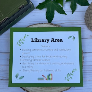 Center Signs Classroom/ Classroom Signs/ Daycare/ Center/ Outdoor Signs/ Classroom/ Outdoor/ Digital Download/ Classroom Decor/ Nature