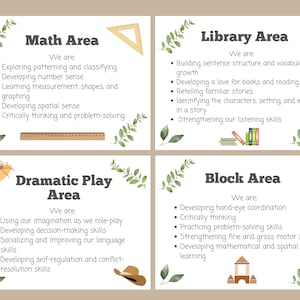 Teacher Signs, Center Signs Classroom, Digital Download, Daycare Center Signs, Teacher Classroom Signs, Preschool Printables