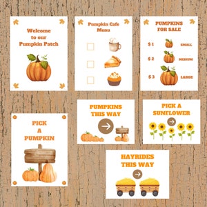 Dramatic Play/ Pretend Play/ Pumpkin Patch/ Preschool Printables ...