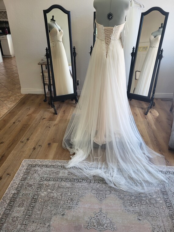 chinese dress ladies Andrea and Leo WL044 - Long Tulle/Lace Mermaid Dress