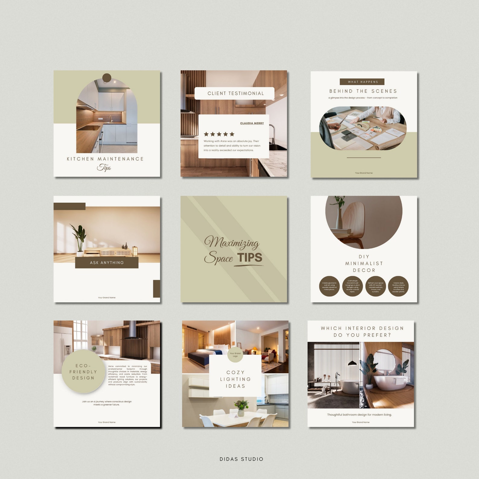 Minimalist Interior Design Instagram Posts, Interior Design Social ...