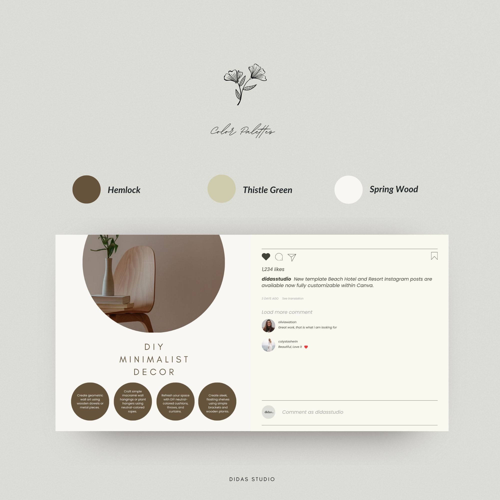 Minimalist Interior Design Instagram Posts, Interior Design Social ...