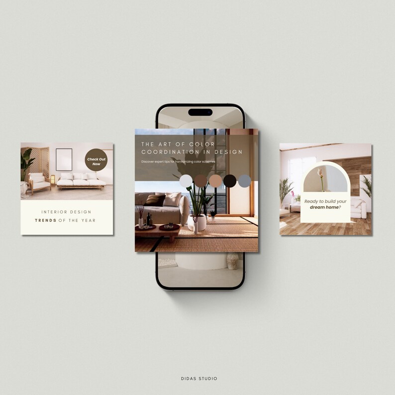 Minimalist Interior Design Instagram Posts, Interior Design Social ...