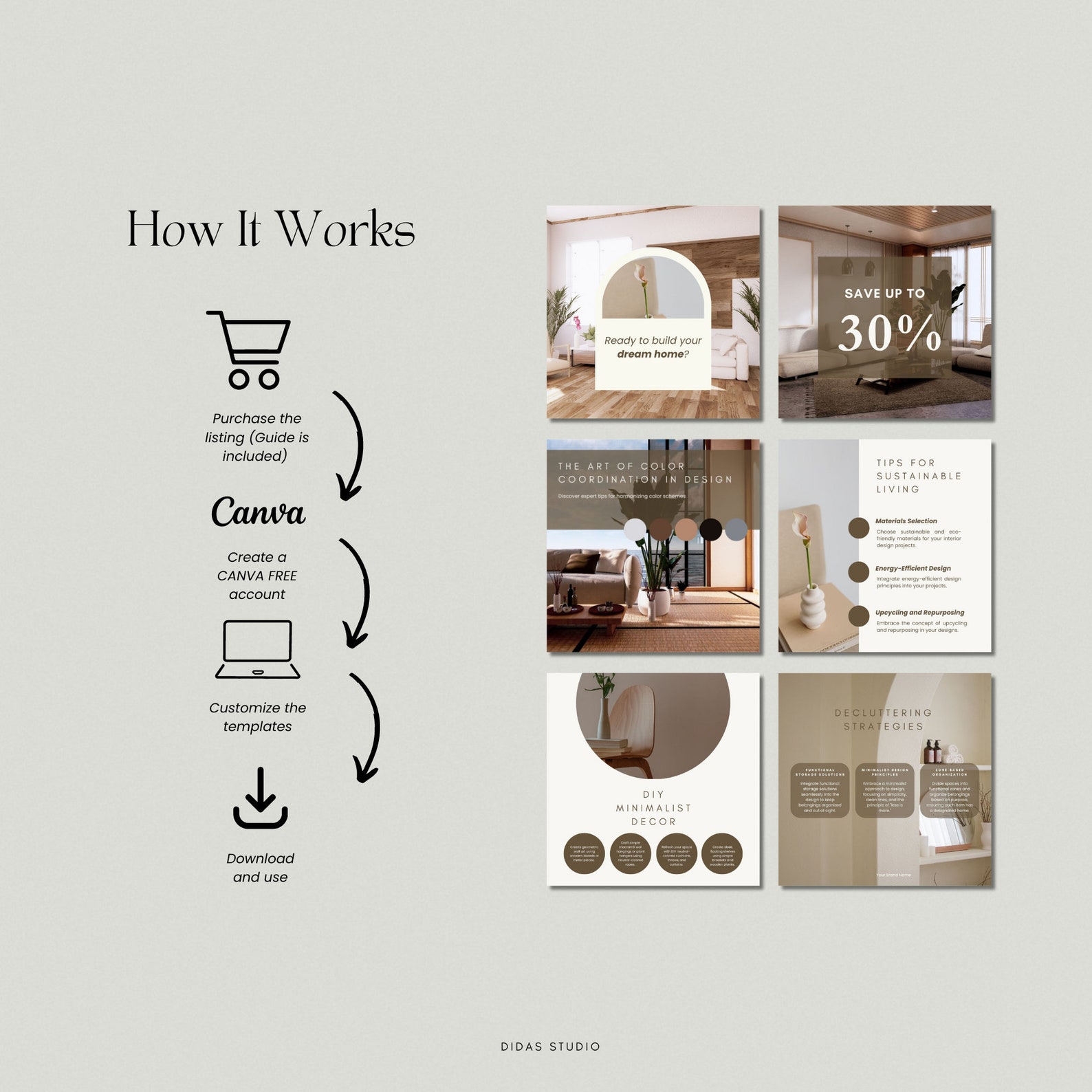 Minimalist Interior Design Instagram Posts, Interior Design Social ...