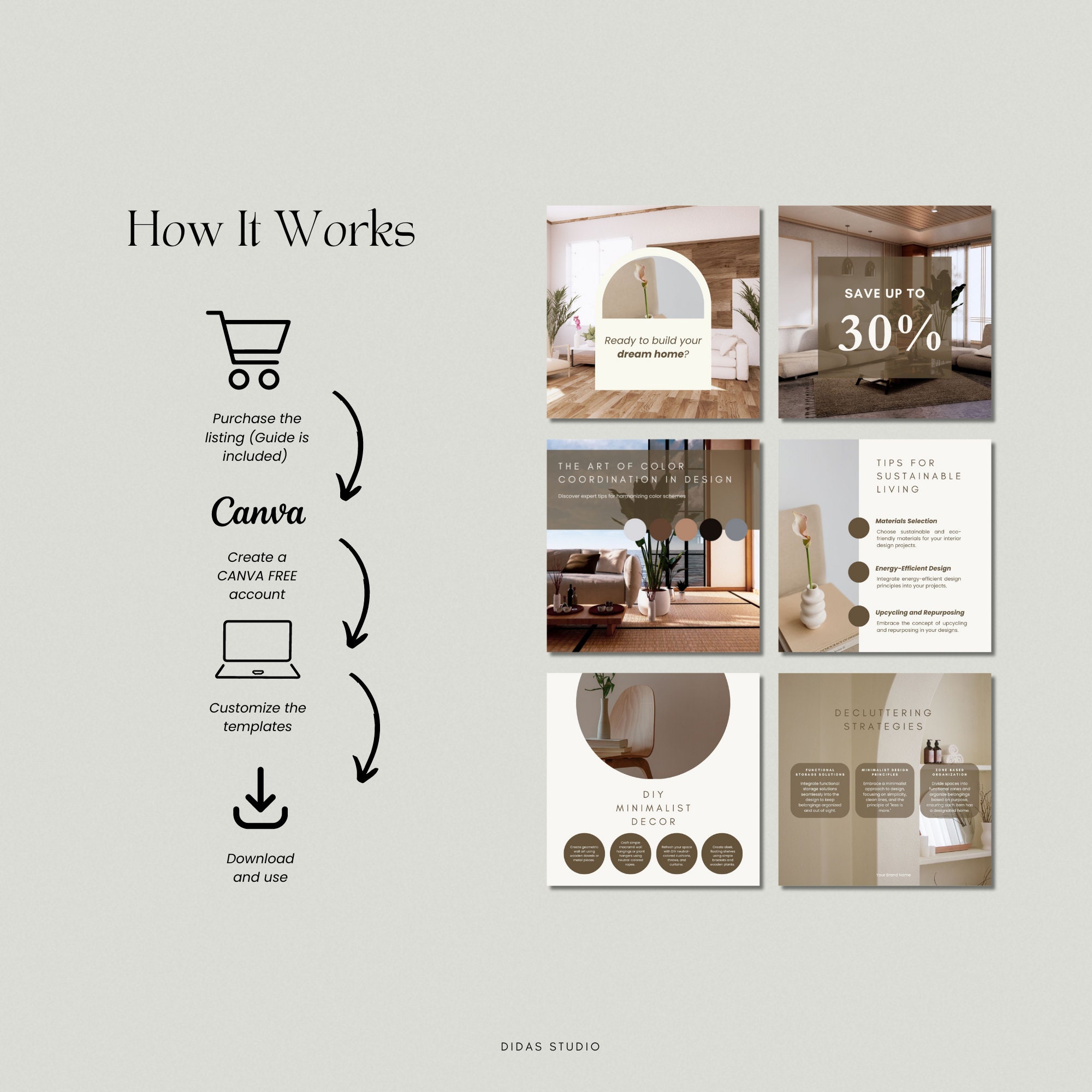 Minimalist Interior Design Instagram Posts, Interior Design Social ...