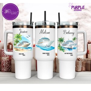 2025 Family Trip Gift,Girls Trip Tumbler, Personalized Vacation Tumbler,Cruise Trip Tumbler,Custom 40oz Vacation Tumbler,