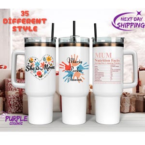 Personalized Mother&#39;s Day Gift with Kids Name,gift nana tumbler with grandkids nameMimi gift from Grandchildren mothers day,