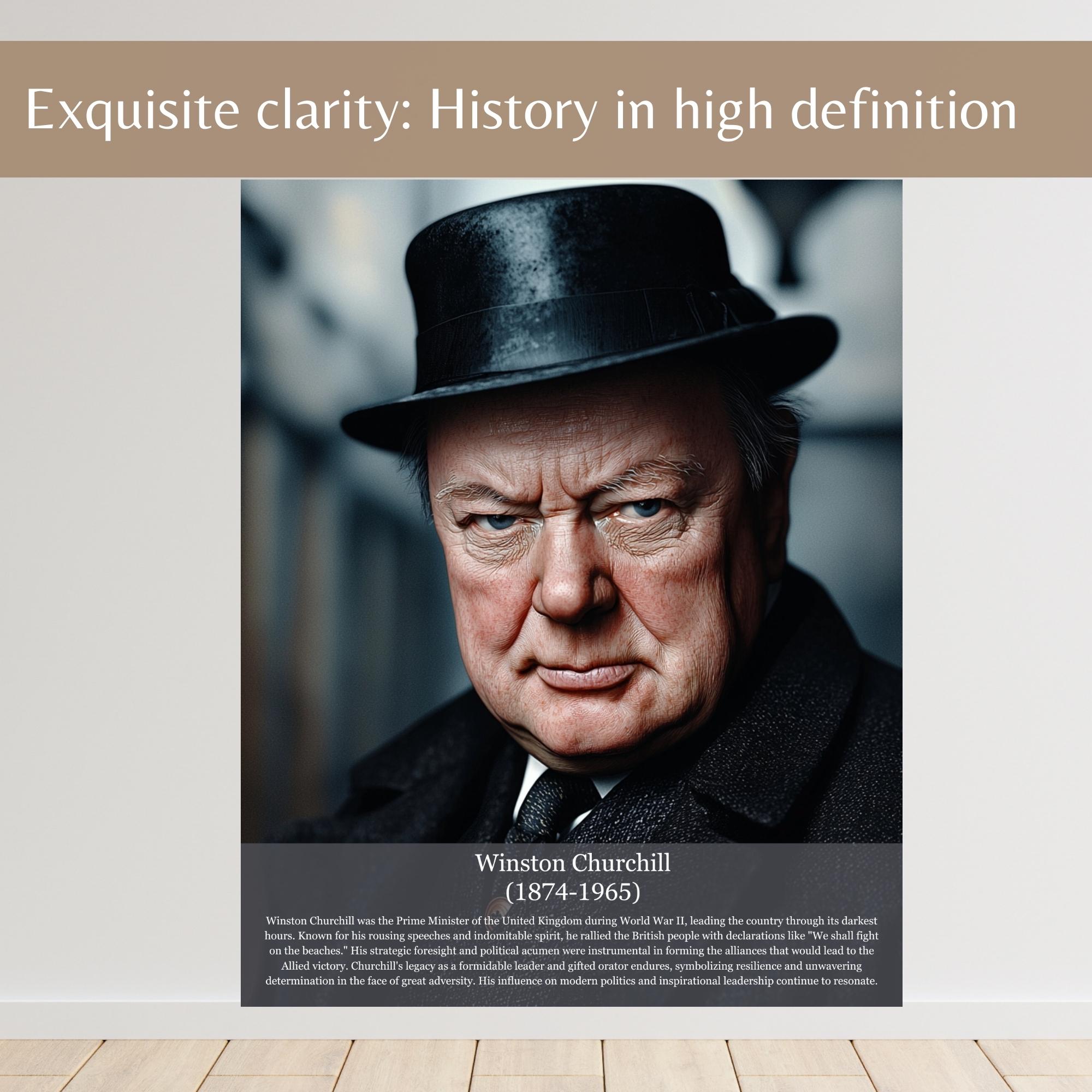 World War II Portrait Posters, World History Classroom Decor, Social ...