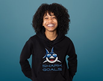 shark goals Unisex Heavy Blend™ Hooded Sweatshirt