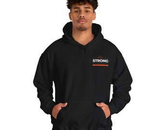 Stay strong never give up Unisex Heavy Blend Hooded Sweatshirt