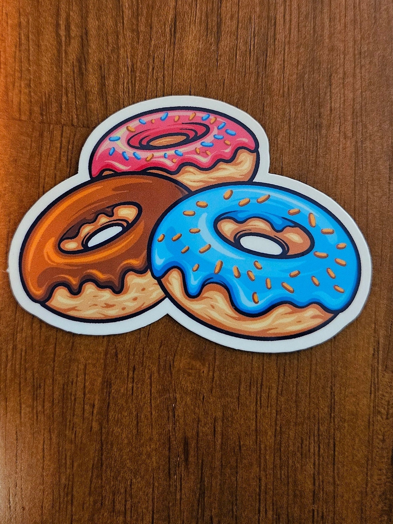 Donut Stickers 200Pcs For Decoration Water Bottle Bike