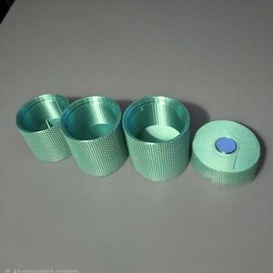 TerpTube™ Modular Dry Herb Storage System | 3 Compartment Organizer with Debowler & N52 Magnet | Pocket EDC Container