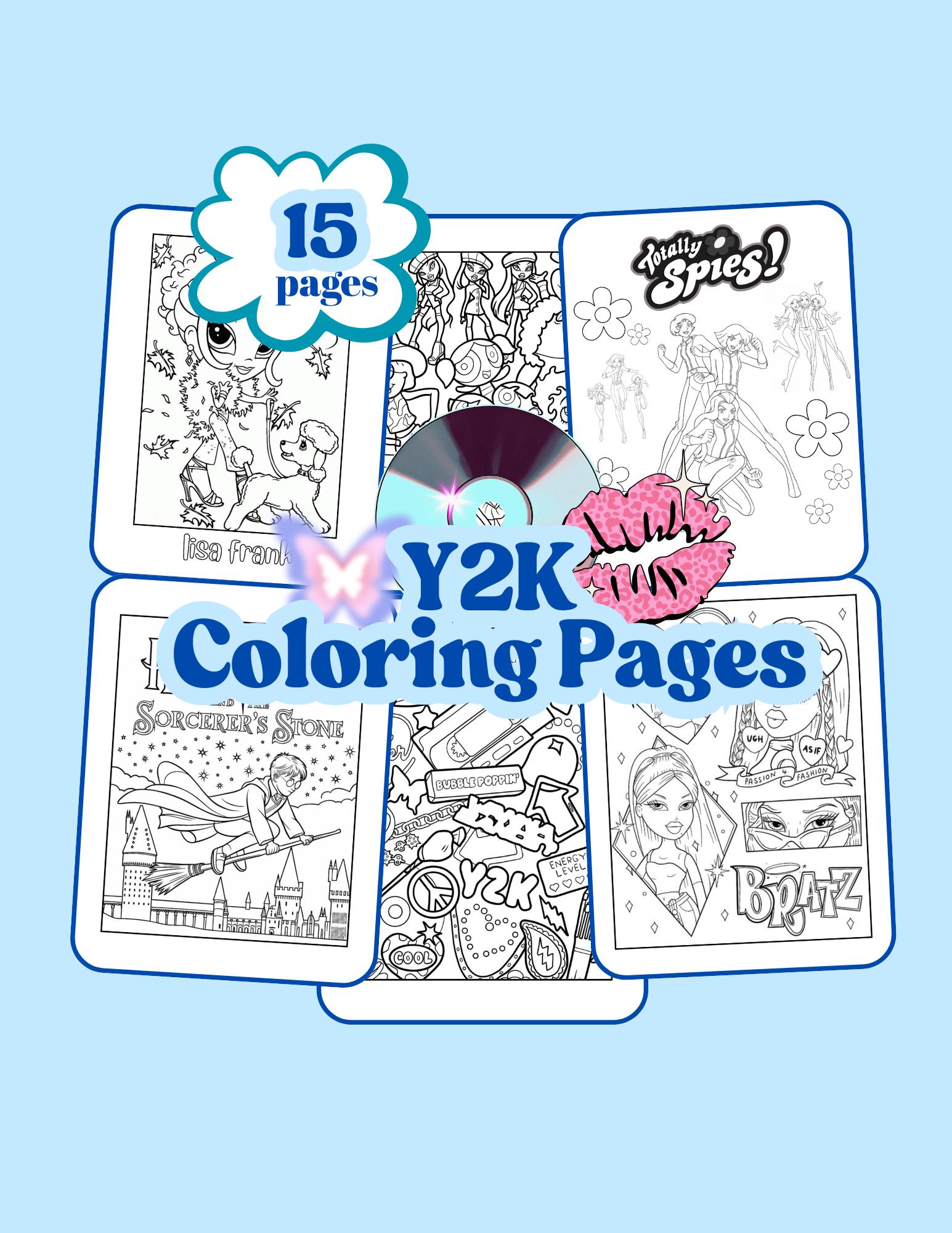Y2K 2000s Throwback Thursday Coloring Pages (digital Download) - Etsy ...
