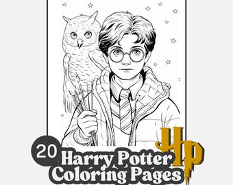 Harry Potter Hogwarts Mini Coloring Book, Kids Coloring Pages and Christmas Gifts