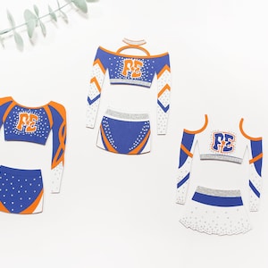 Small Trio Paper Cheer Uniforms | SMALL