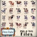 Cow Clipart Bundle: PNG & SVG Cute Farm Animal Clipart Dairy Cow Images ...