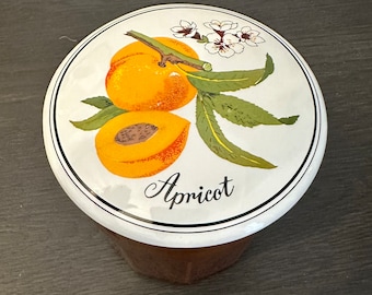 Vintage Apricot Preserves Jar