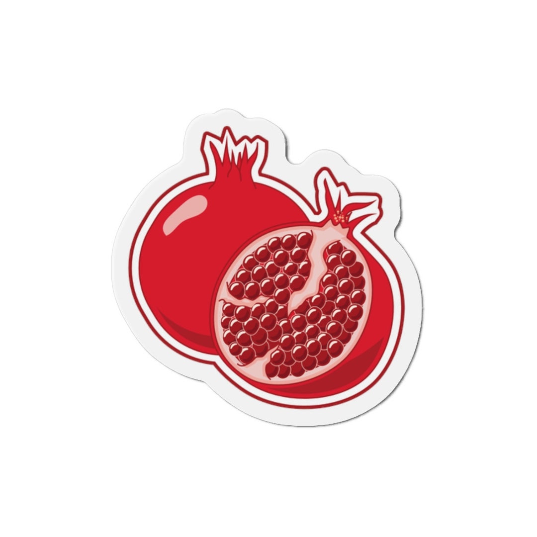 Pomegranate (anar) Die-cut Magnet - Etsy