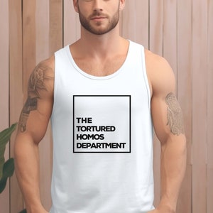 Gefolterte Homos Tank, Abteilung für gefolterte Dichter, Taylor Swift, lustiges Tank, Swiftie Tank Top, Geschenk für ihn, Gay Tank Top, LGBTQ Geschenk, Gay Geschenk