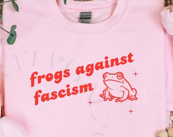Portland Frog Protest Shirt, Anti ICE Sweatshirt, Anti Fascism T-Shirt, Frogs Against Fascism Sweater, Resistance Activist Tee