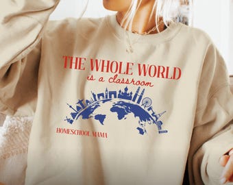 Homeschool Mom Shirt, Christian Homeschool Mama Sweater, Cute Homeschooling Apparel