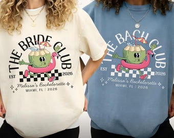 Custom Bachelorette Shirts, Seashells And Wedding Bells, Comfort Colors Bridal Shirts, Matching Personalized Bridesmaid, Bachelorette Party