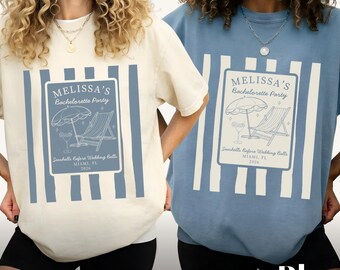 Custom Bachelorette Shirts, Seashells And Wedding Bells, Comfort Colors Bridal Shirts, Matching Personalized Bridesmaid, Bachelorette Party