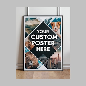 Bespoke Poster and Photo Printing, Customizable Home Decor, 12-Colour Printer, A1, A2, A3, A4, A5, 20x30, 30x40, 50 x 70cm, 270 GSM Satin