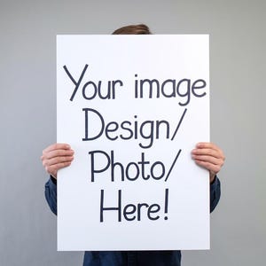 Poster Printing A4 A3 A2 A1 Custom Size Full Colour Poster Printing | Print your own Artwork | 250 gram Satin, 12- colour Inks