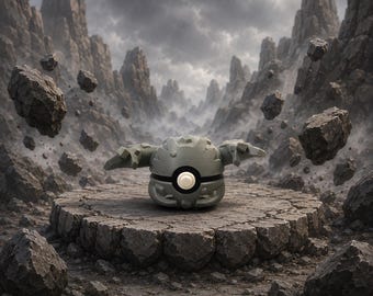 Graveler Creature Ball #0075 Fidget Clicker | 3D Printed Desk Toy | Gift for Collectors