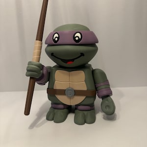 Donatello Inspired 3D Printed Model – Ninja Turtle Collector’s Display Statue